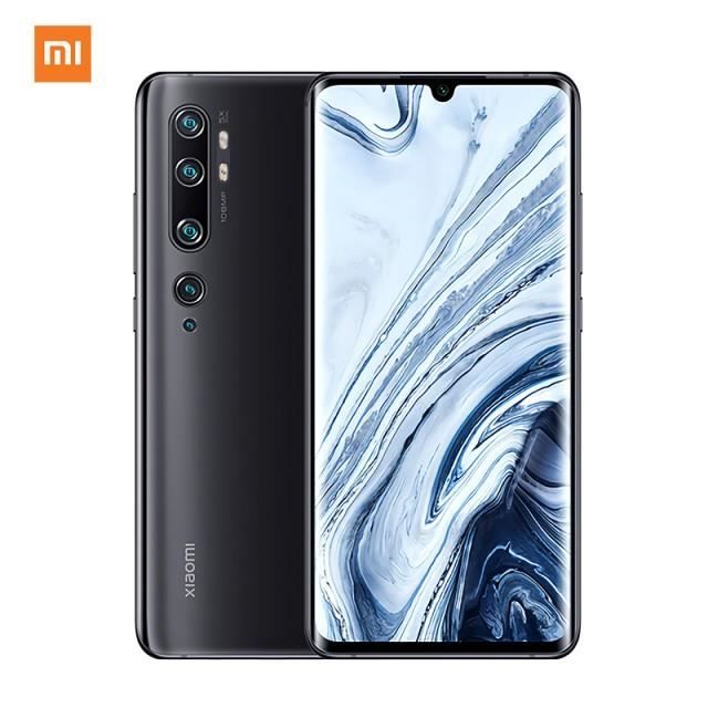 Vente Téléphone portable XIAOMI Mi Note 10 - 6 Go - 128 Go ROM - Noir pas cher Vente Téléphone portable XIAOMI Mi Note 10 - 6 Go - 128 Go ROM - Noir pas cher