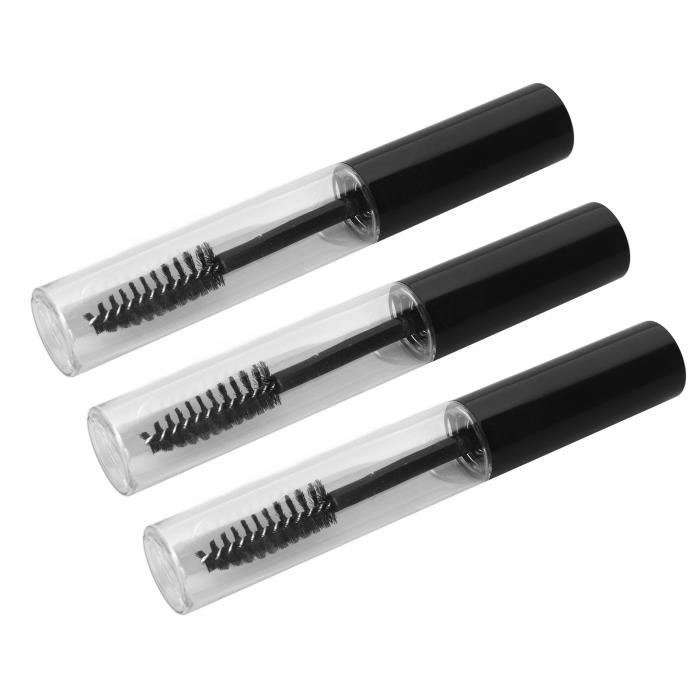 Tube de mascara bricolage 3 pièces vide Mascara Tube cils baguette