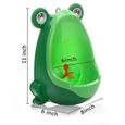 Garçons Urinoir debout Réducteur de toilettes Pot bébé Suspensible Forme de grenouille-1