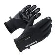 1 paire de gants d'hiver pleins doigts chauds antidérapants coupe-vent épais imperméables pour l'escalade  GANT DE TOILETTE-1