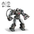 LEGO® 76277 Marvel L’Armure Robot de War Machine, Jouet de Robot avec : 3 Canons de Tir, Personnage MCU-1