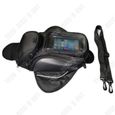 TD® Sac de réservoir de carburant noir pour moto grand écran sac de voyage étanche sac étanche pour moto sac magnétique sac-1