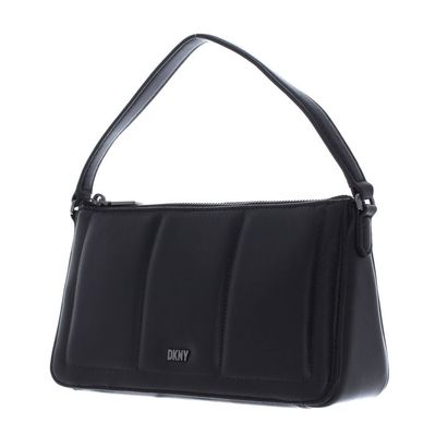 Sac Bandoulière DKNY Lumen En Simili Cuir Noir - Petit Modèle, Occasion En Excellent état, Sans Ceinture