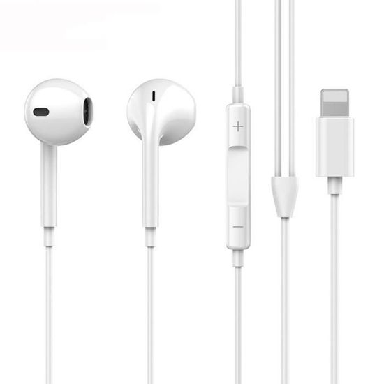 Casque audio Écouteur filaire pour Apple iPad iPhone 7 8 11 Plus X XS MAX  XR Bluetooth écouteur musique appel - IOS Pop Up Window - Cdiscount TV Son  Photo