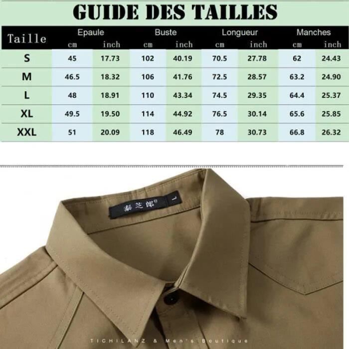Chemise de chasse légère à manches longues pour homme, pour la pêche