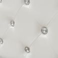 BOI® Cadre de lit Blanc Similicuir 180 x 200 cm (matelas non inclus)-2