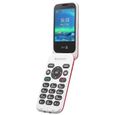 Téléphone portable à clapet pour séniors DORO 6820 - Rouge - Écran 2,8 po - Batterie 950 mAh-2