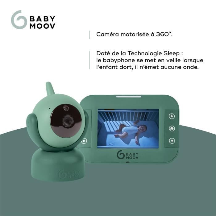 Babyphone Vidéo - Caméra orientable 360°