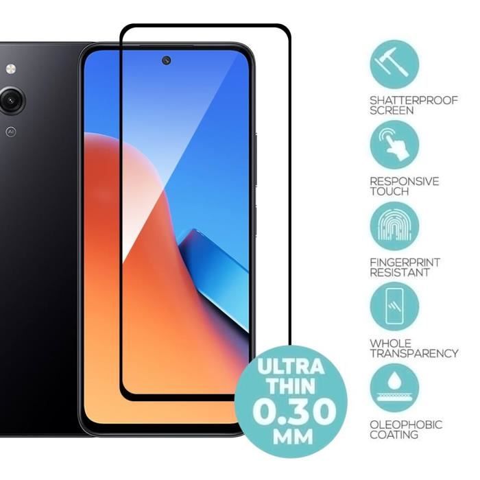 RKINC Vetro Temperato [3 Pezzi] per Xiaomi Redmi 12 4G / 5G, Pellicola salvaschermo, Durezza 9H 0,33 mm [antigraffio][antifrantumazione][senza bolle][garanzia a vita