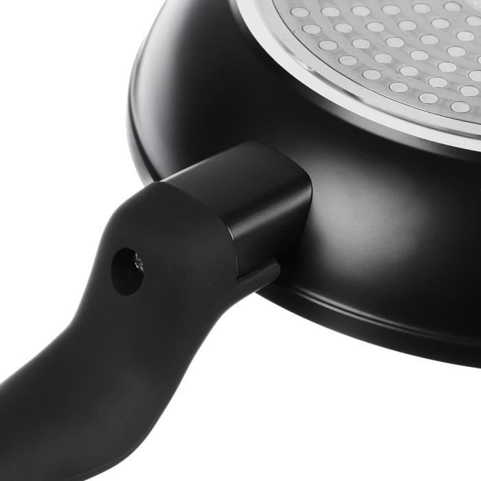 Stellar Poêle Rocktanium 30 Cm – Revêtement Quantanium Ultra Résistant, Anti-Adhésif Garanti 10 Ans, Compatible Induction & Four