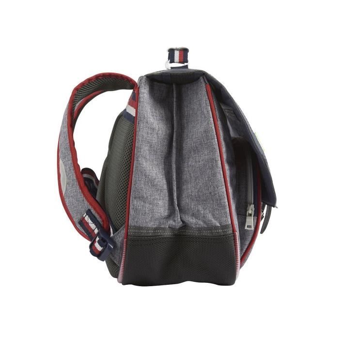 Tann s Cartable gris 38cm CE1 CE2 Light 38138 chin taille 31