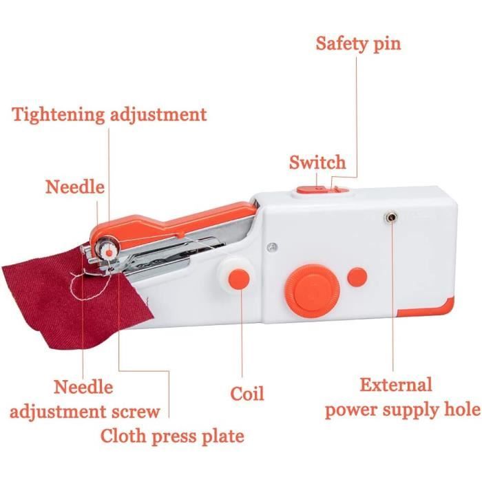 Mini Machine à Coudre Portable LYEAA – Ourlets Rapides, Réparation Vêtements, Pistolet Étiquetage Fixation Facile