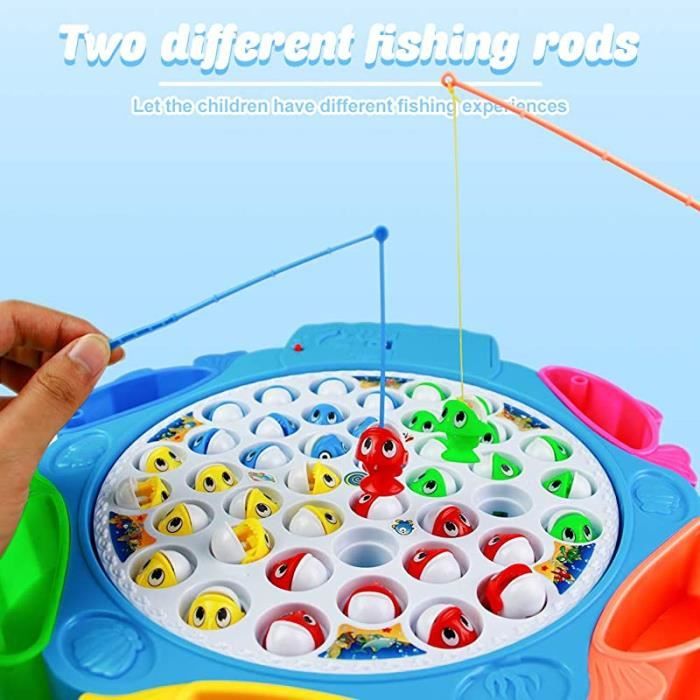 Jeux Peche a La Ligne Enfant Jeux Musical avec Poisson Plastique Canne Jeux Peche a La Ligne Enfant Jeux Musical avec Poisson Plastique Canne