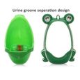 Garçons Urinoir debout Réducteur de toilettes Pot bébé Suspensible Forme de grenouille-3