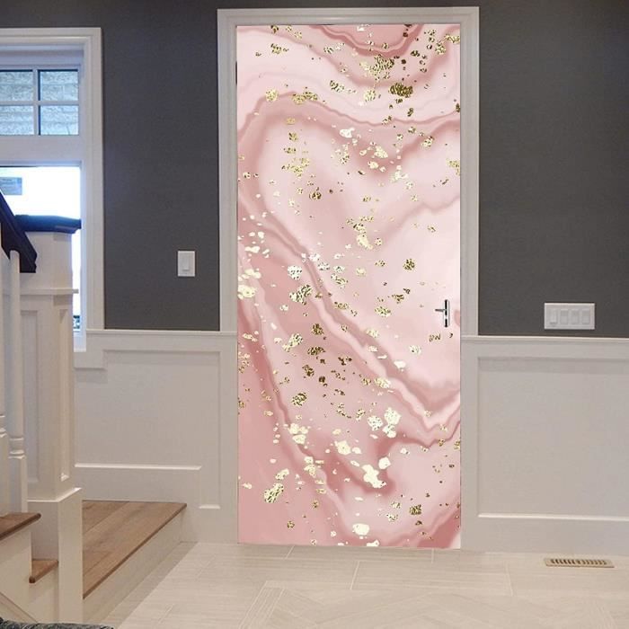 Autocollant Porte 3D Trompe L'Oeil Halloween Sorcière 95x215cm - Amovible
