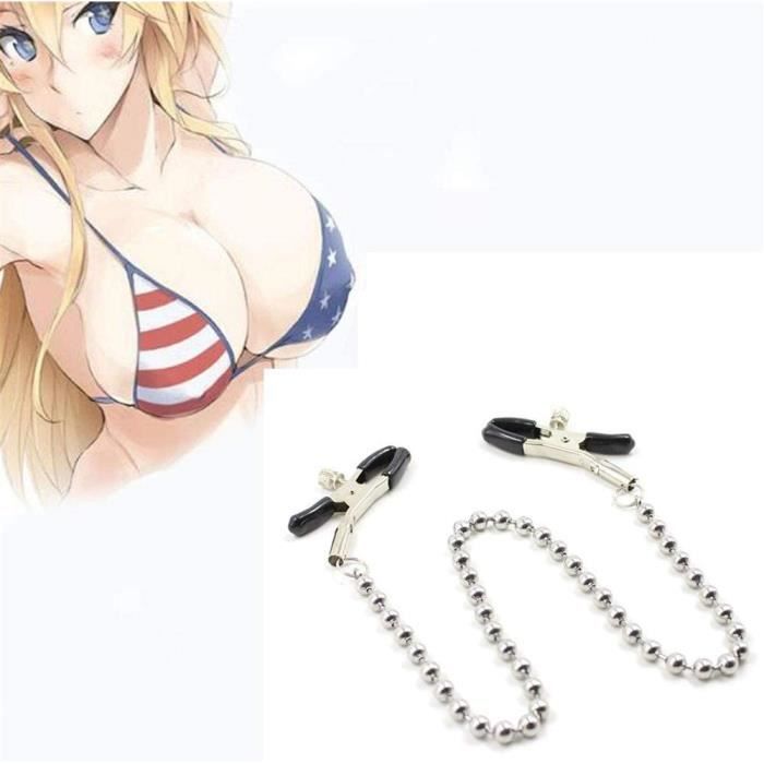 Pinces à Seins Magnétiques Boules - SM, Adultes, Bondage, Jouets Sexuels, Neuf