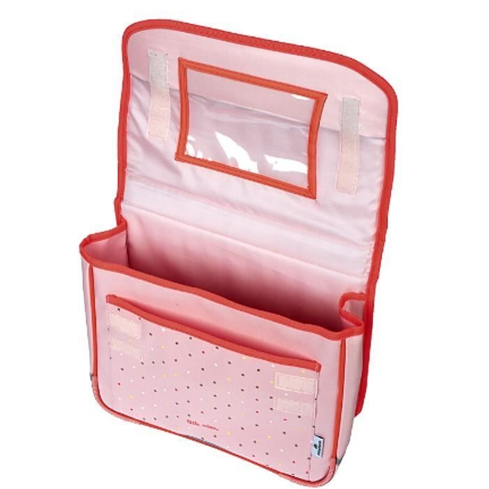 Cartable Chaton blanc 35 cm et trousse Rose Cdiscount