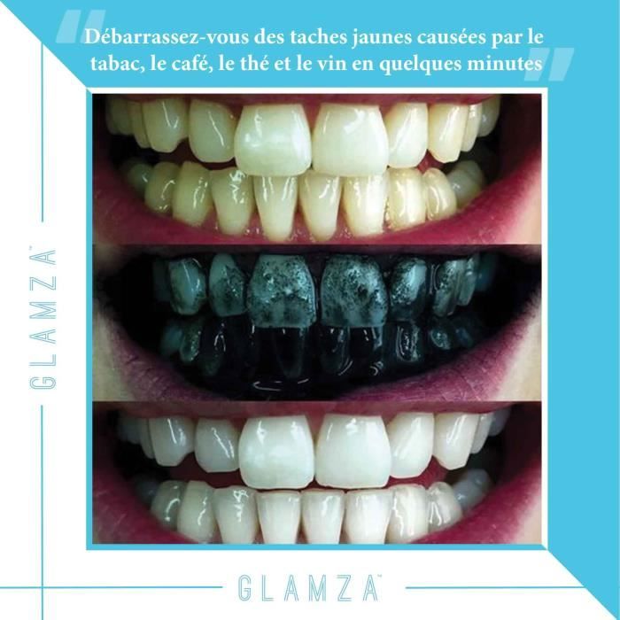 Poudre de Charbon Blanchissante 15g Glamza®- Blanchiment dentaire