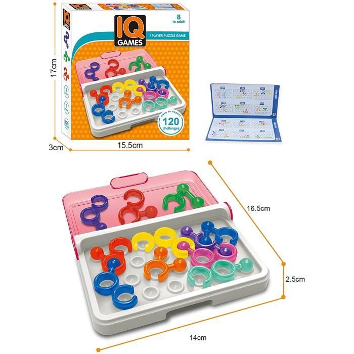 Jeux de société pour enfants, puzzles pour enfants âgés de 4 à 8 ans avec  118 défis et 5 niveaux de difficulté - Cdiscount Jeux - Jouets