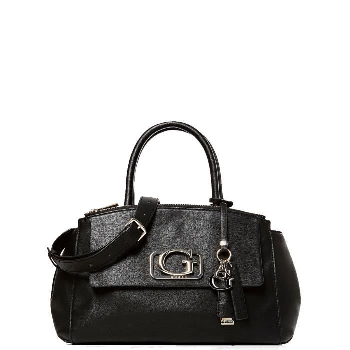 Sac port main Guess ref 48298 Black 34 22 13 Noir Achat Vente