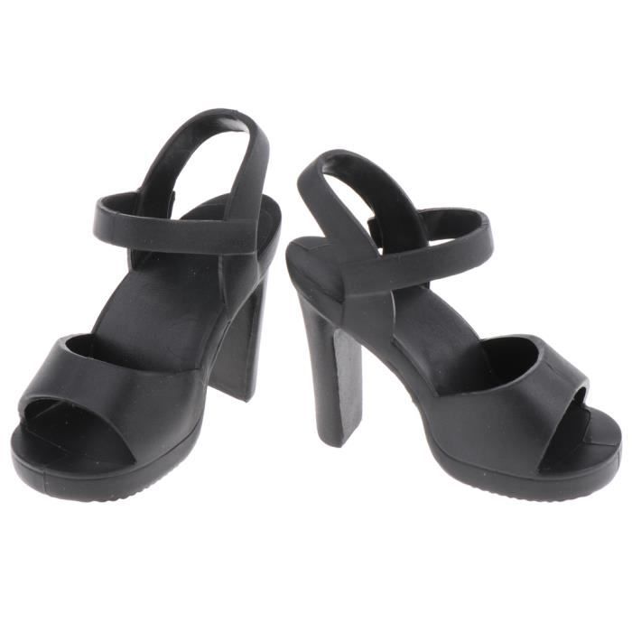 Chaussures En Cuir Avec Boucle Pour Poupée BJD 1/4 – Talons Hauts 6,3 Cm, Accessoire Costume 50 Cm (#A)