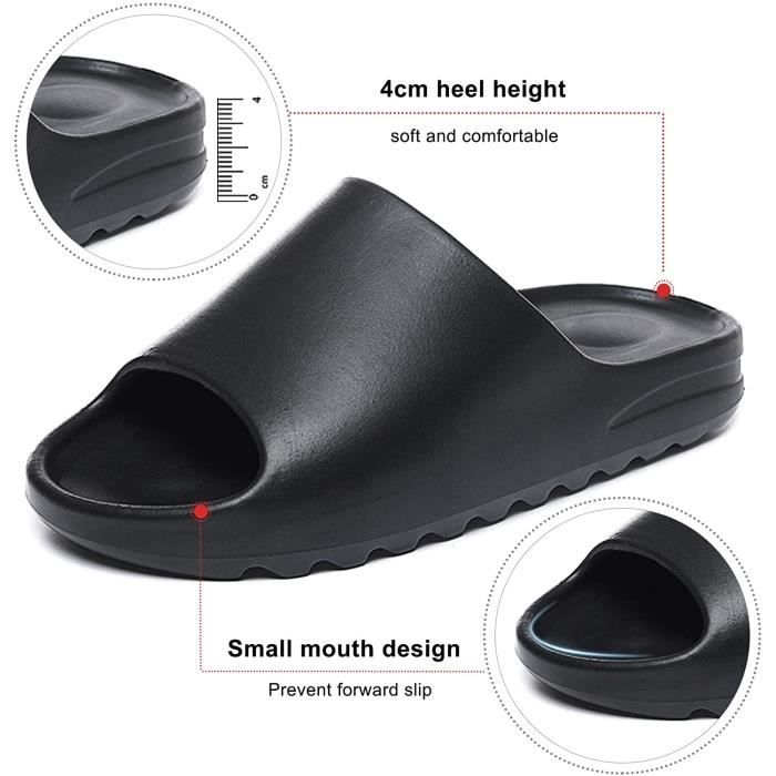 Chaussons Homme Anti-dérapant, Anti-odeur, Durables, Tendance, Élégants