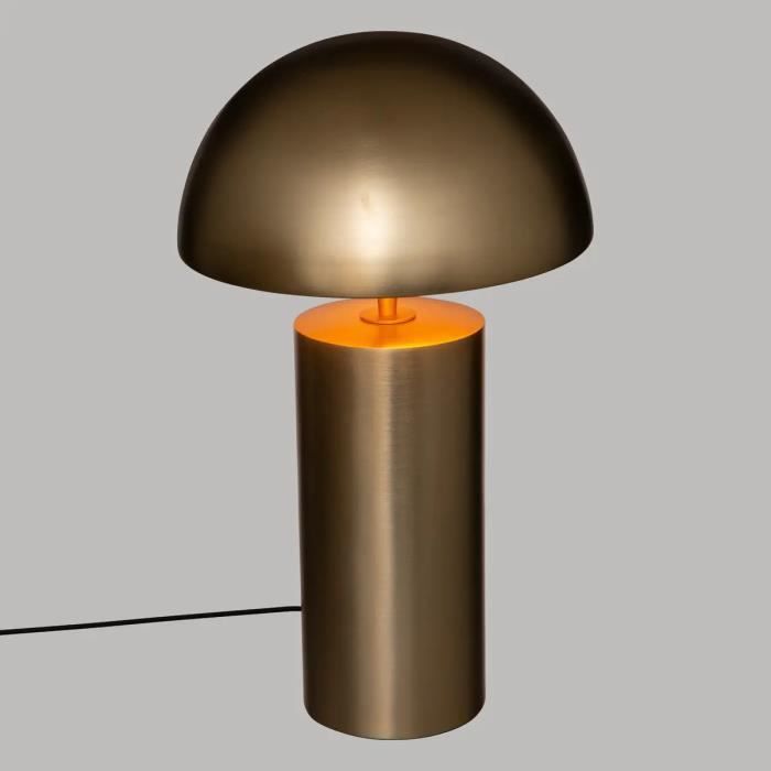 Lampe touch en métal doré 32.5 cm