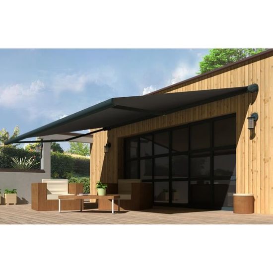 Store Banne Motorise Coffre Integral 6x3 5 M Gris Structure Grise Anthracite Protect Ombrazur Achat Vente Store Store Banne Store Banne Protect 6x3 5m Cdiscount