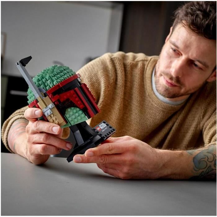 LEGO® Star Wars 75277 Le Casque de Boba Fett, Série Le Mandalorien