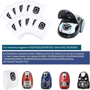Rebirthcare Lot De 10 Sacs Aspirateur Pour Rowenta Hygiène + ZR200520
