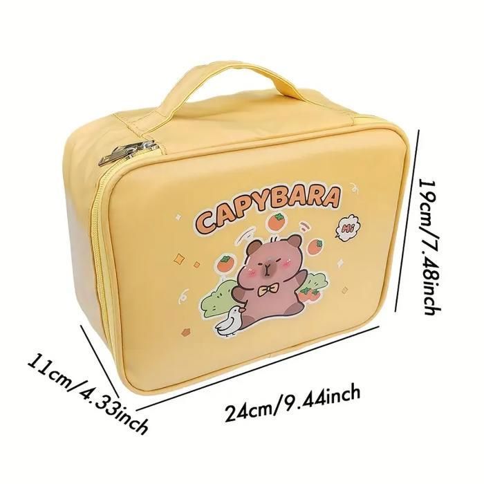 Kit De Fournitures Scolaires Capybara - Trousse à Crayons Et Accessoires Mignons, Cadeau Idéal Pour Enfants