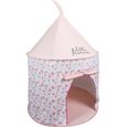 Tente pop up pour enfant Little princesse - Rose - 100x135 cm - Polyester - Montage facile - Lavable à 30°-0