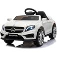 Voiture électrique Mercedes GLA AMG pour enfant - Blanc - 12V avec télécommande parentale - E-ROAD-0