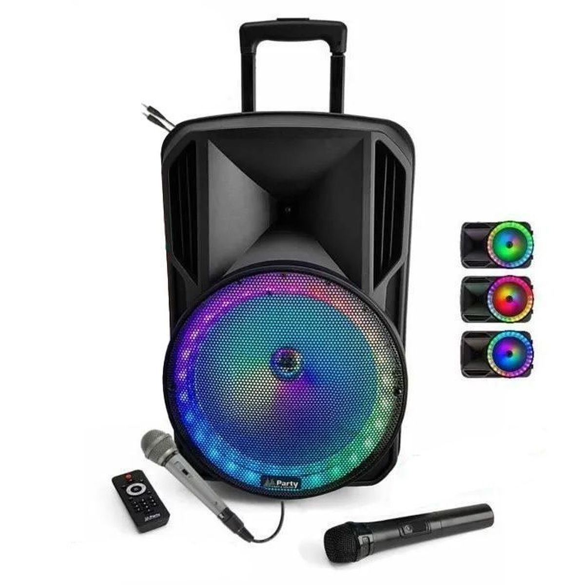 ENCEINTE SONO PORTABLE Party Karaoke Bluetooth 700W Mobile Usb Tws Led Rgb Msd R EUR 119,98 - FR