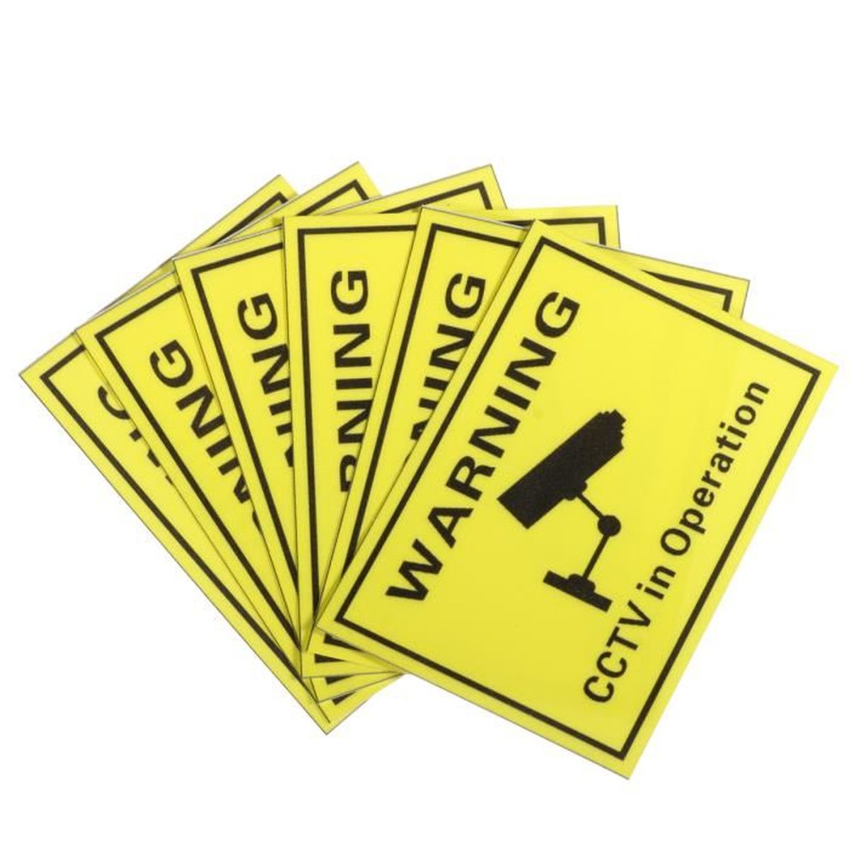 New Sticker étiquette CCTV Camera Autocollant Alarme Surveillance Vidéo