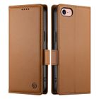 RASENA Coque pour iPhone 6/7/8/SE 2020 4.7", Housse en Cuir PU Pochette Protection Portefeuille Clapet Case Magnétique Flip Étui -Marron