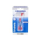 Brossettes interdentaires - Inava - Trio Compact/Flex ISO4 - 1,5 mm - Rouge - 3 Recharges