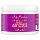 Shea Moisture Masque Capillaire Superfruit Complexe Rénovateur 10 en 1, pour tous types de cheveux, pure Beurre de karité,355 ml