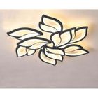 GANEED Plafonnier LED,Plafonnier Moderne,Intensité variable avec télécommande(3000-6500K),75W(Noir)