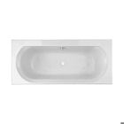 Baignoire Jacob Delafon Elise - Acrylique - 170x75 cm - Double dos - Vidage central - Blanc