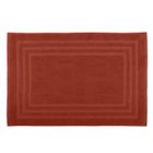 LOVELY CASA Tapis de bain en coton bio Terracotta 45x70 cm