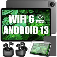 Blackview Tab 30 WiFi Tablette Tactile 10.1 pouces HD+ IPS WiFi 6, RAM 6 Go ROM 64 Go 5100mAh Gris Avec Clavier K1