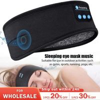 Sleep Headphones Bluetooth, sans Fil Confortable, avec Haut-parleurs stéréo - Parfait pour l'entraînement, la Course, Le Yoga