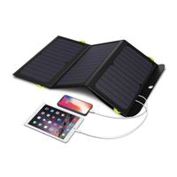 Chargeur solaire - Allpowers 21W AP-SP-002-BLA avec powerbank 10000mAh