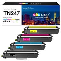 TN247 TN243 Cartouches de Toner 4 Pack Remplaçant Brother Compatible pour DCP-L3550CDW MFC-L3750CDW MFC-L3770CDW HL-L3210CW
