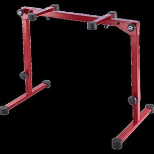 PIED - STAND K&M 18820R - Support de clavier omega pro rouge