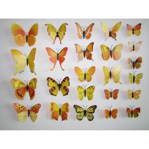 Sticker papillon en graphique pas cher - Filles discount