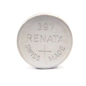 PILES Pile bouton oxyde argent 397 RENATA 1.55V 32mAh  - Blister(s) x 1