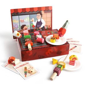 Hape Barbecue du Chef Jeu dImitation en Bois E3127 Cuisine