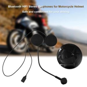 CASQUE - ÉCOUTEURS Écouteurs pour casque de moto - Bluetooth V4.1 + E